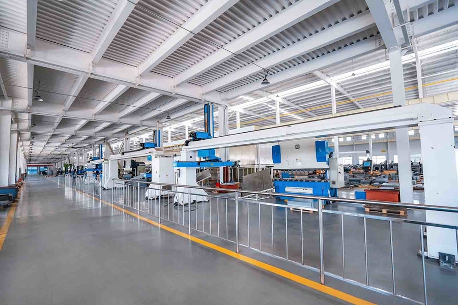 Jiangsu Jufeng Machinery Manufacturing Co., LTD lini produksi pabrikan