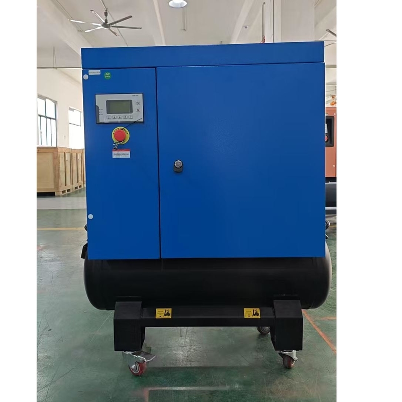 Kompresor Udara Sekrup Magnetik Permanen Fase Tunggal 220v/380v Dengan Kontroler Cerdas JD-10AT untuk Pengoperasian Mudah