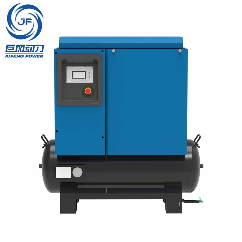 8-16bar 10hp 220v Removable Single-phase Permanent Magnet Screw Air Compressor dengan 490-980 L/min Perpindahan