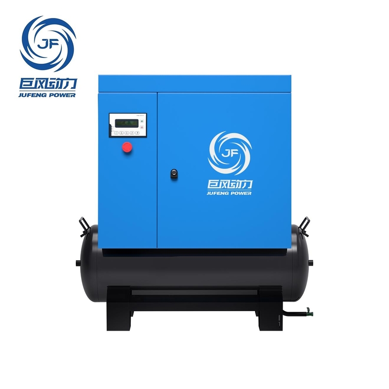 65-75 dB A Noise Level Single Phase Portable Screw Air Compressor dengan Tegangan 110V/220V dan 200-700 L/min Displacement
