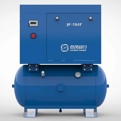 Jufeng satu fase magnet permanen sekrup kompresor udara 10hp 7.5kw