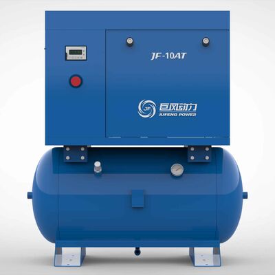 Jufeng 10HP 7.5kW Single-Phase Permanent Magnet Screw Compressor Udara